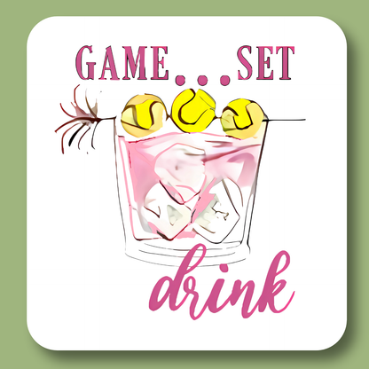 Game Set Drink Tea Towel