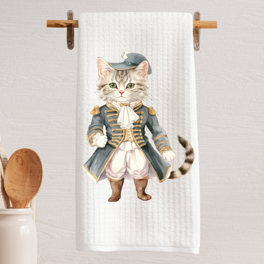 Victorian Cat Collection Tea Towel