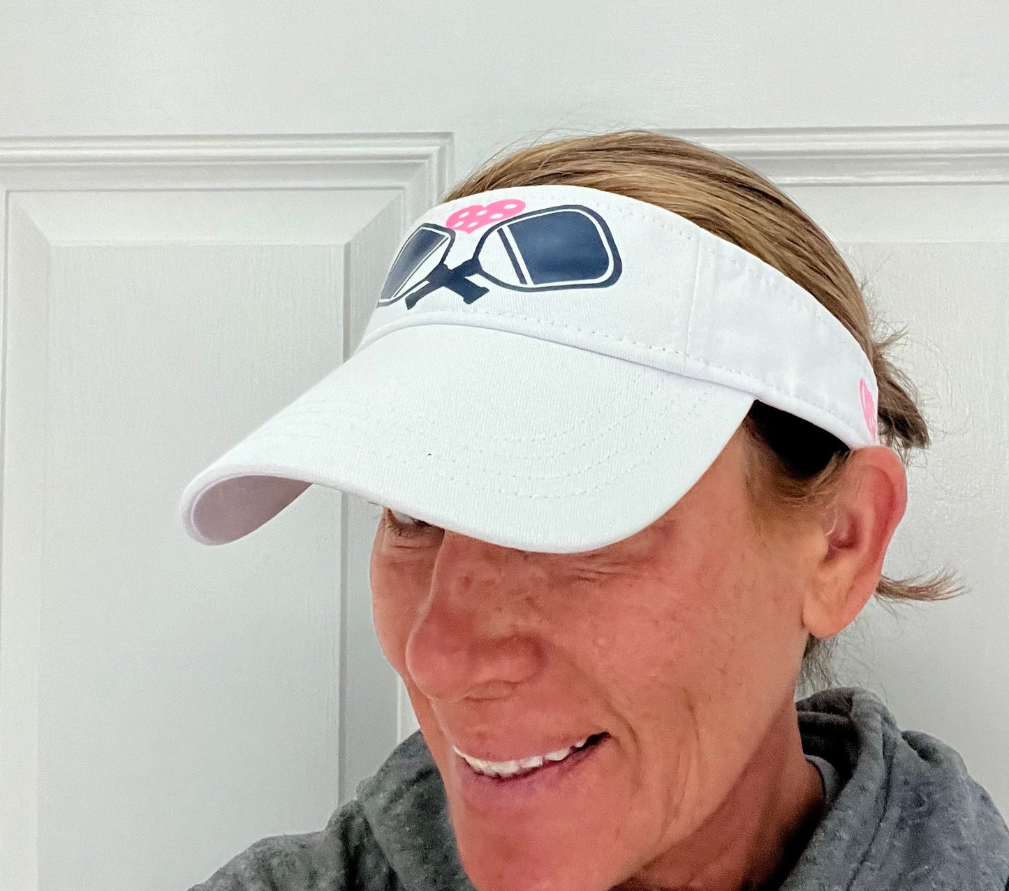 Pickleball Court Queen Visor