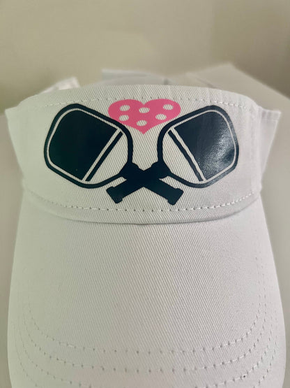 Pickleball Court Queen Visor