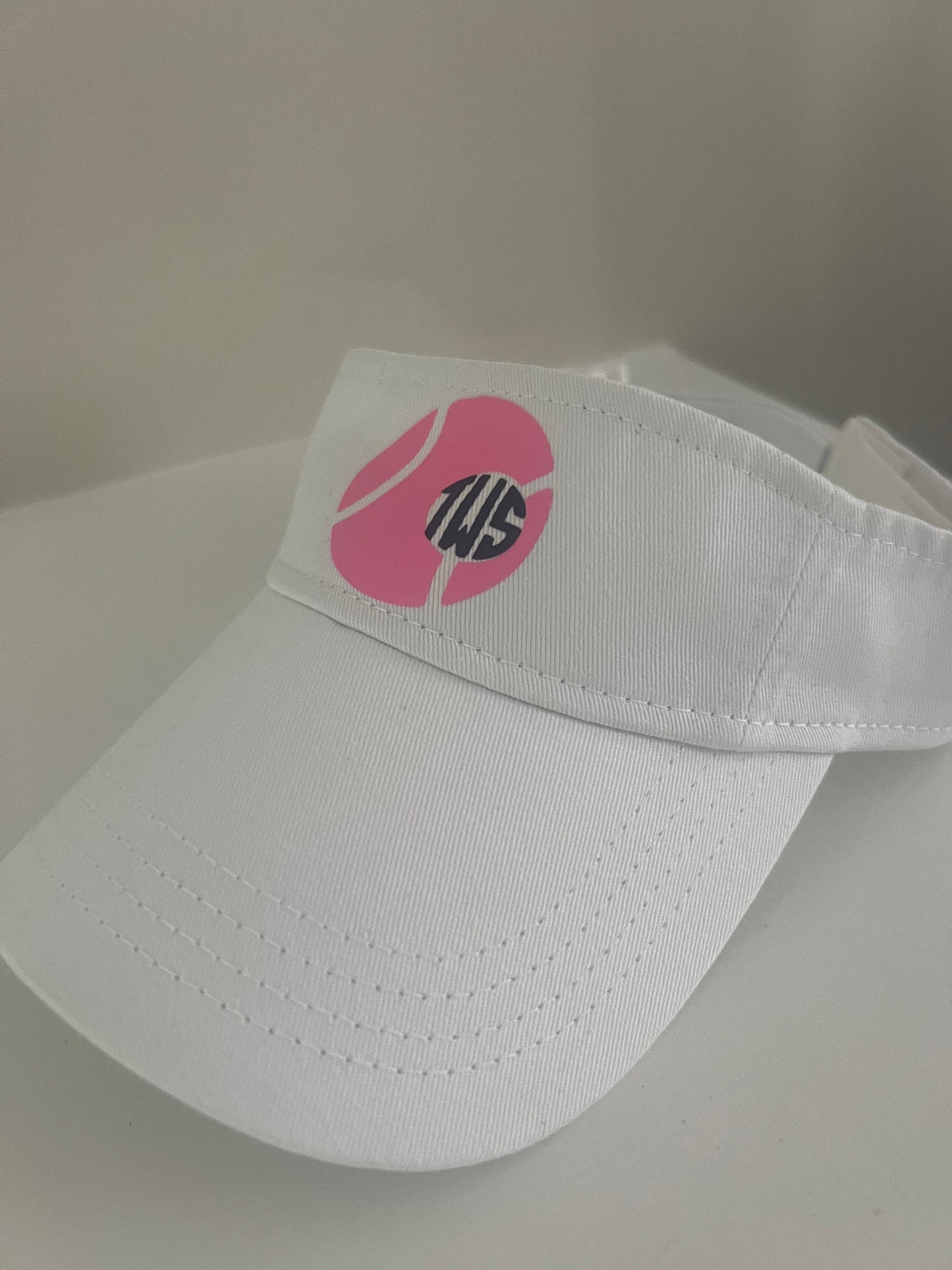 Tennis Monogram Court Queen Visor