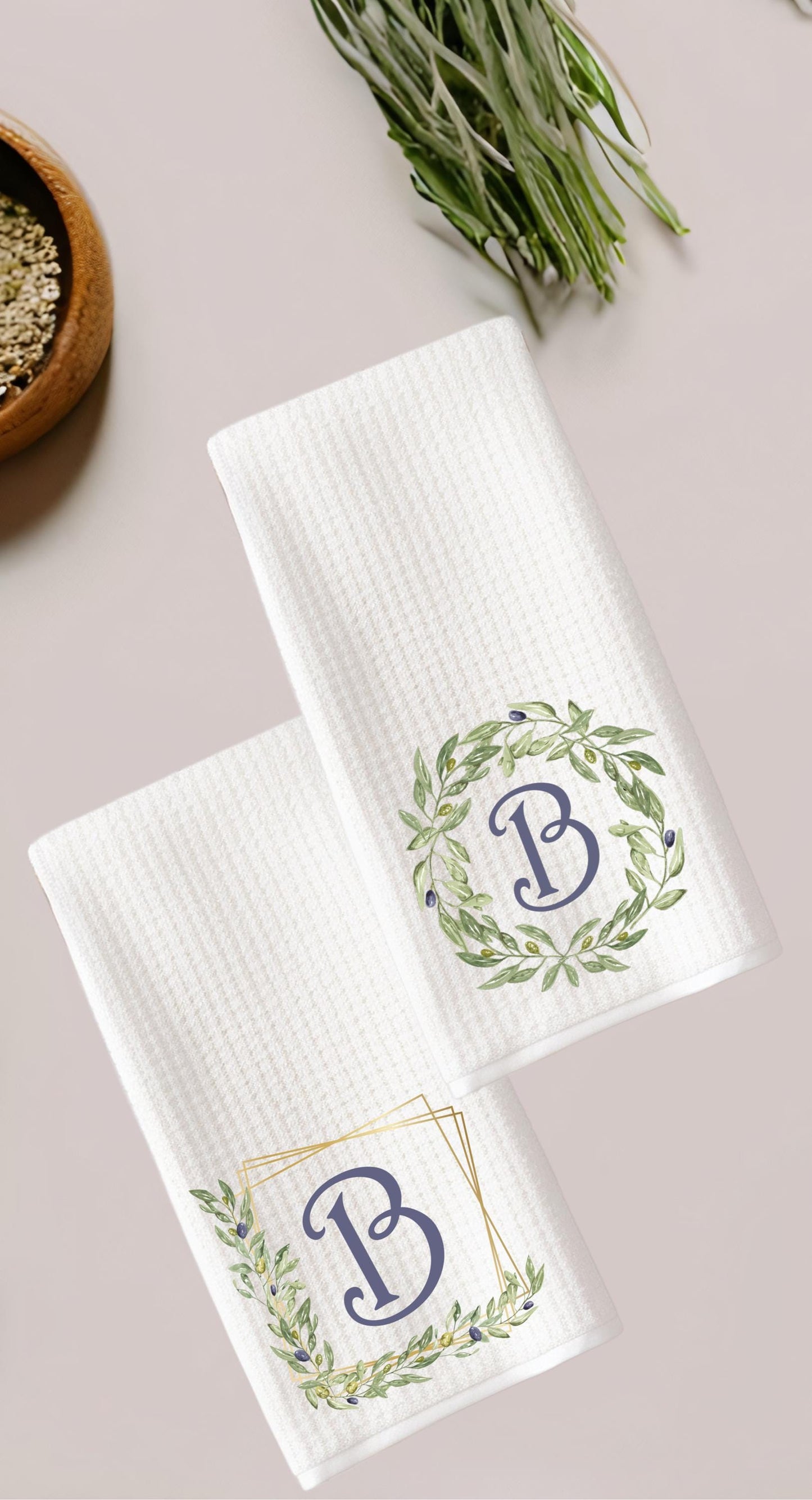 Monogram Kitchen Towel