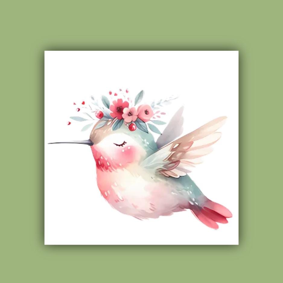 Hummingbird Tea Towel