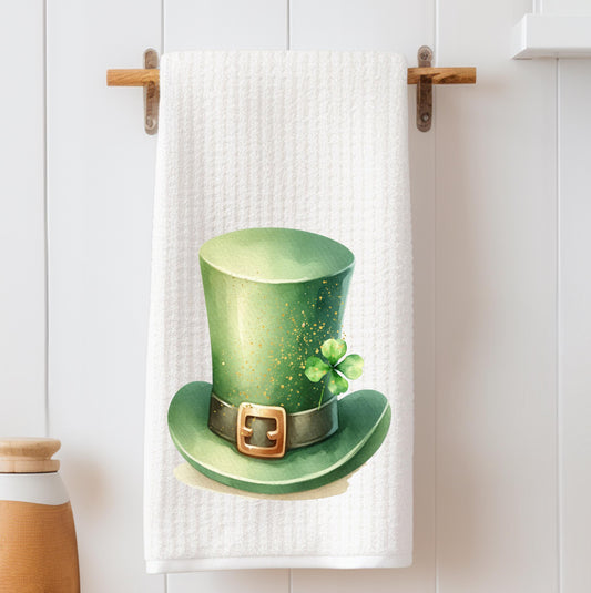St. Patrick's Hat Tea Towel