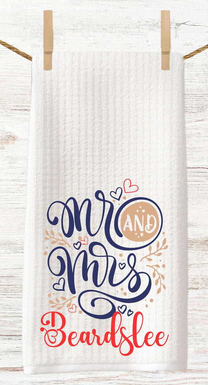 Set of Two Custom Monogram Towels