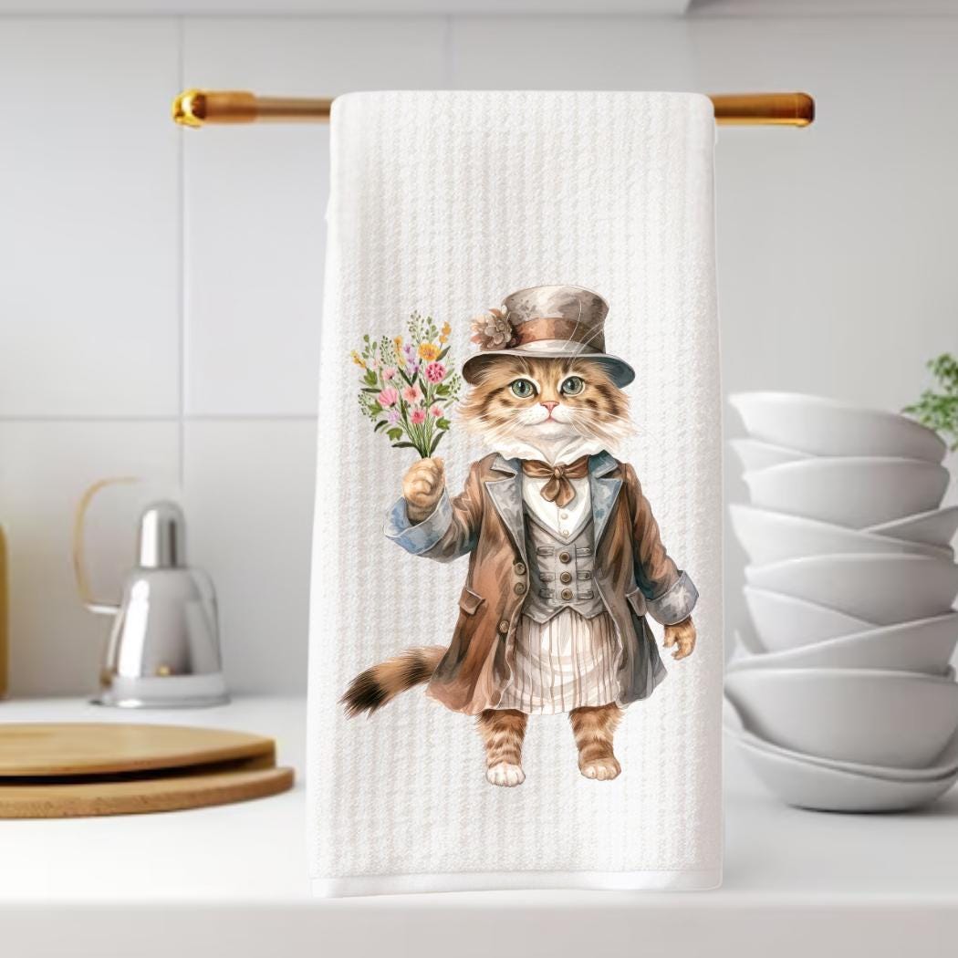 Cat Kitchen Towel