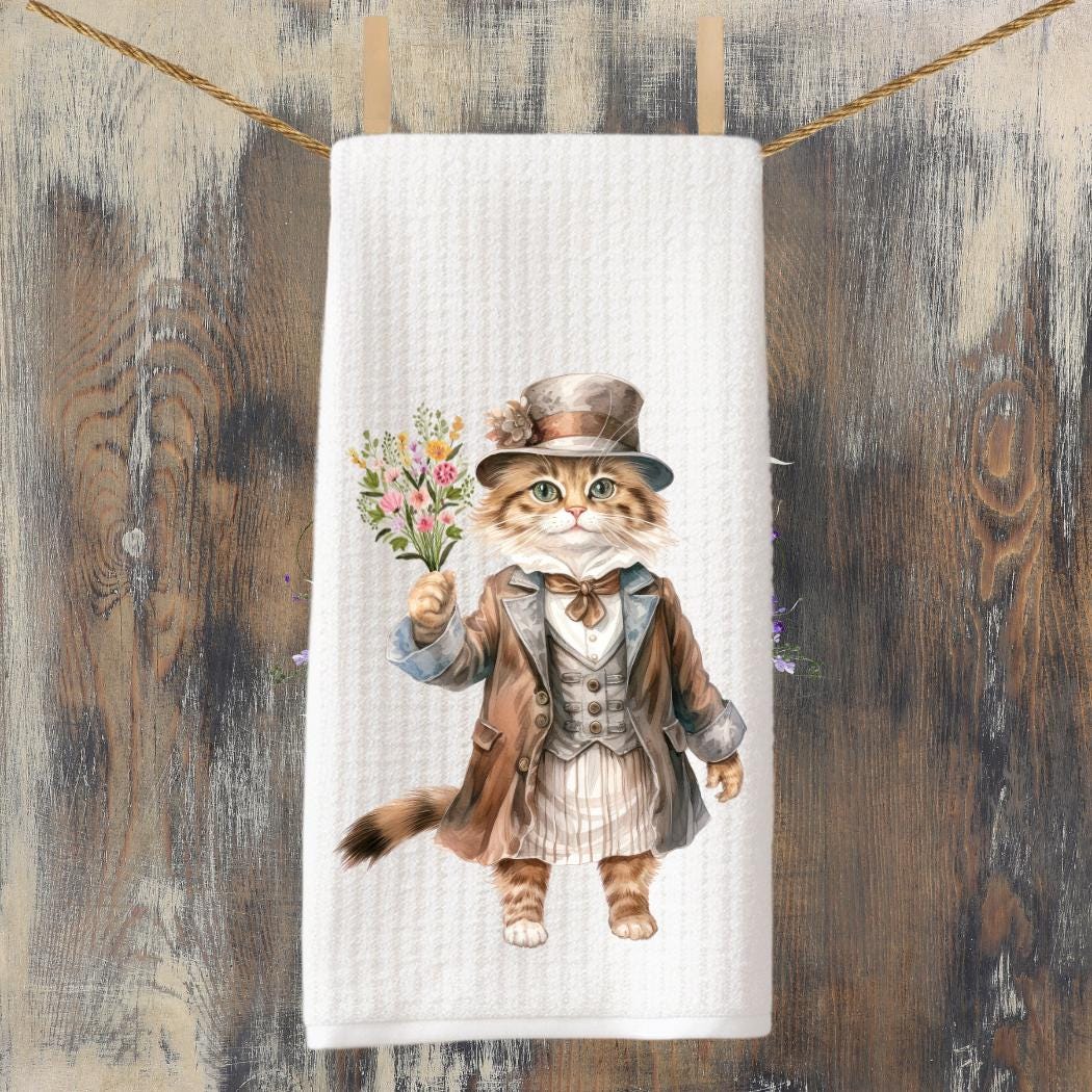 Cat Kitchen Towel