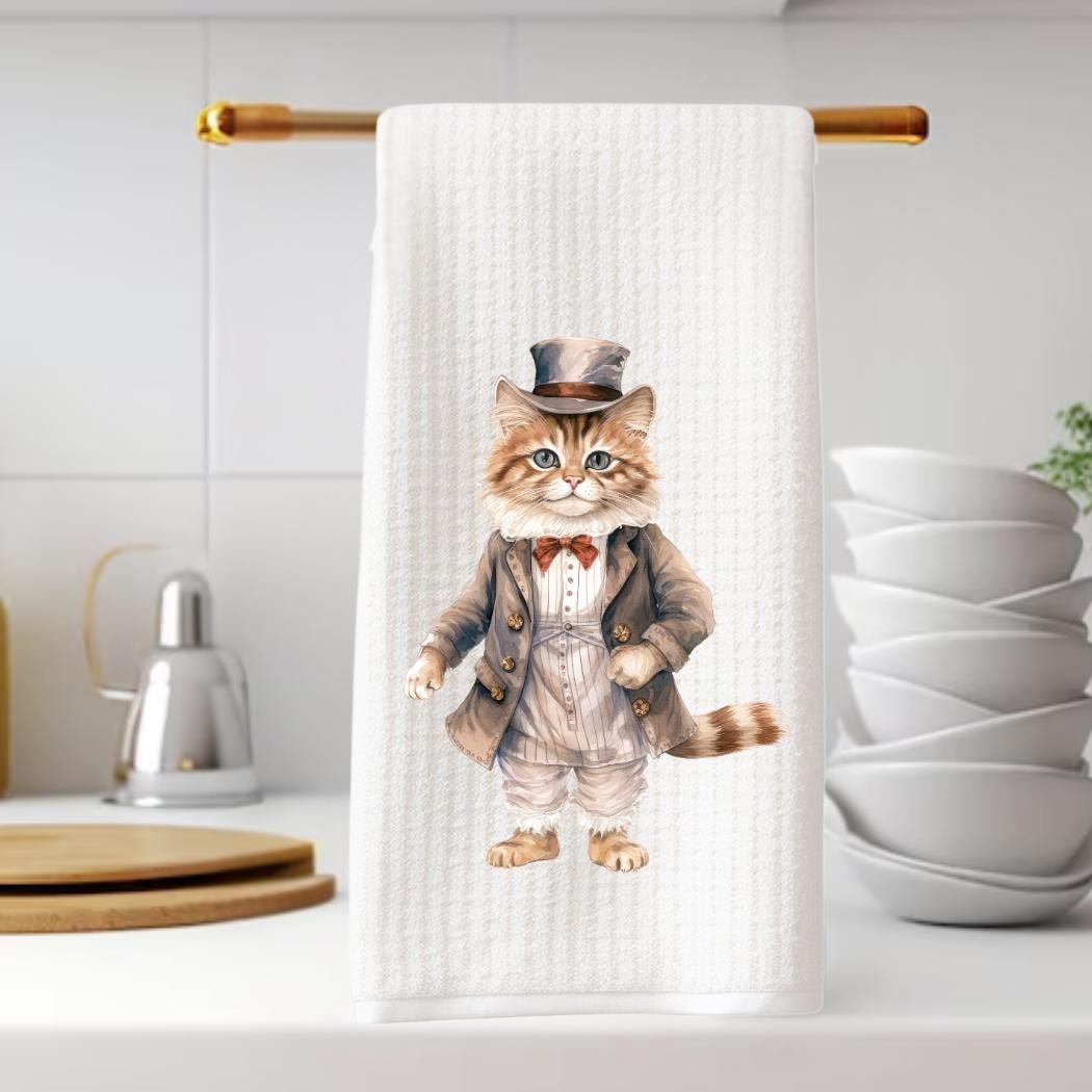 Cat Tea Towel