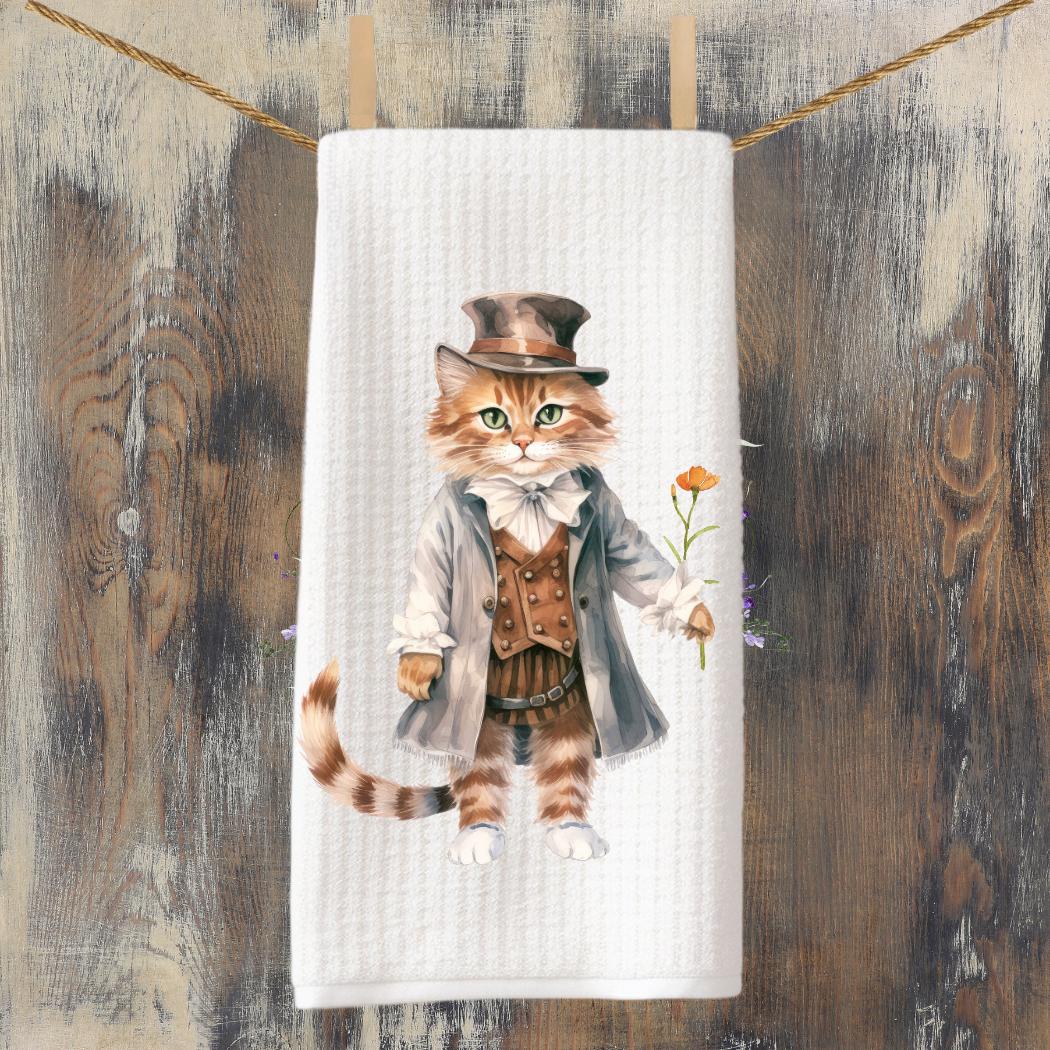 Cat Tea Towel