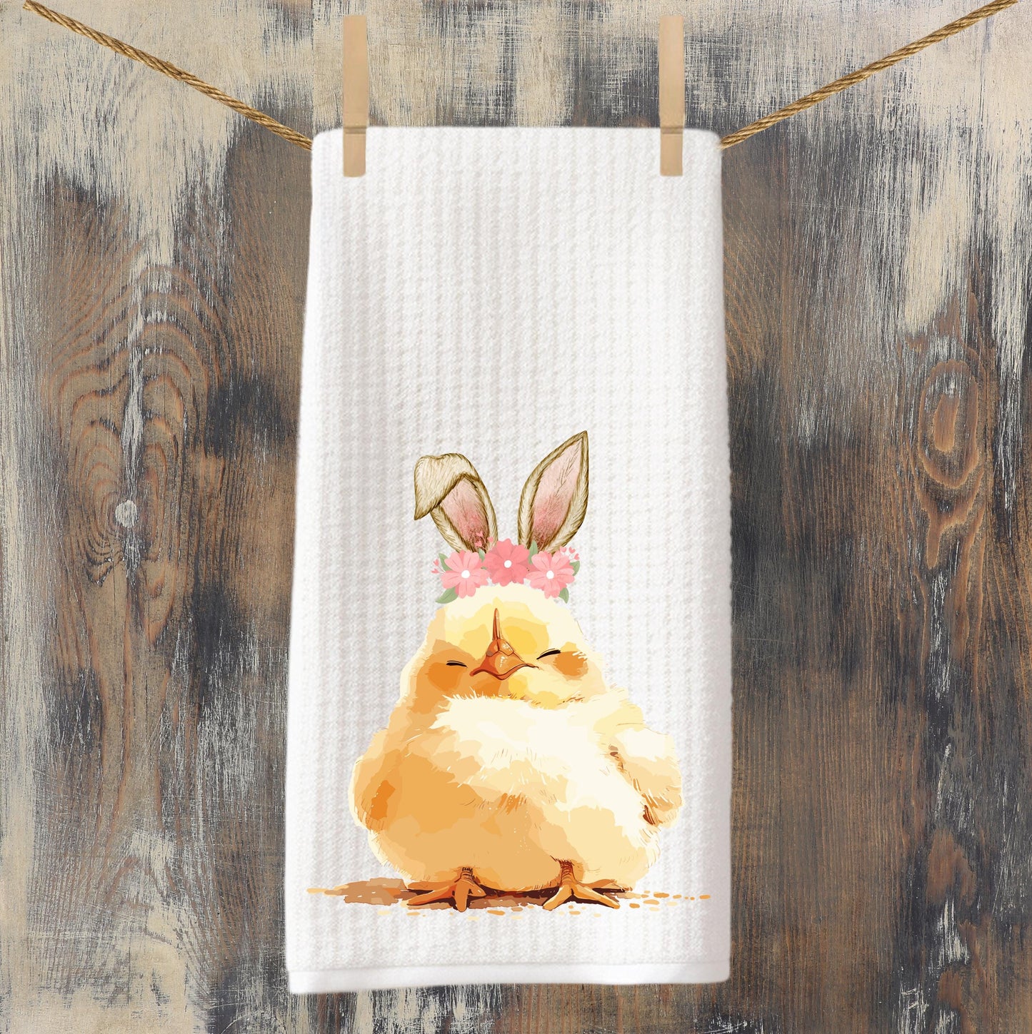 Bunny Ears Easter Towel