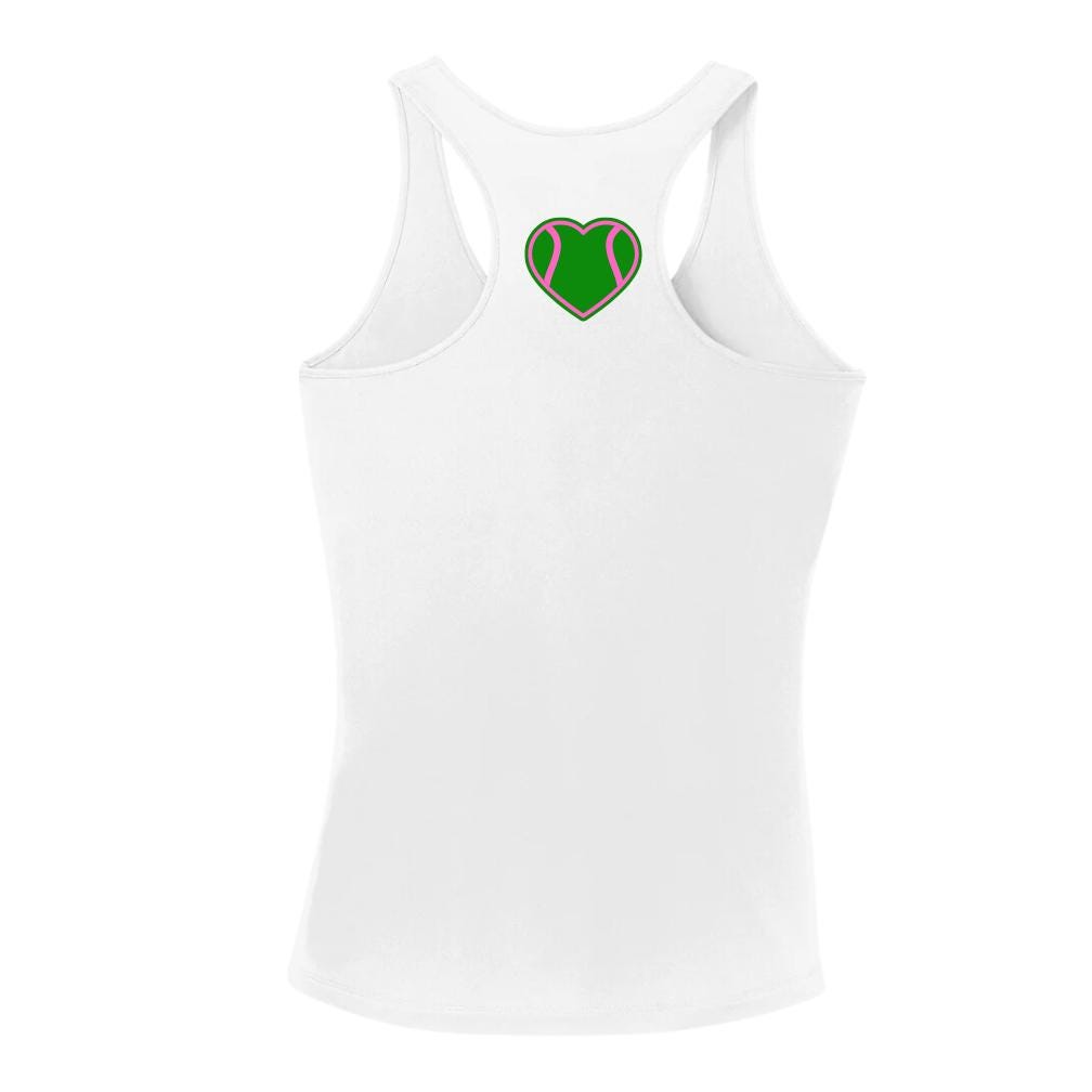 Love With A Heart Racerback Tank