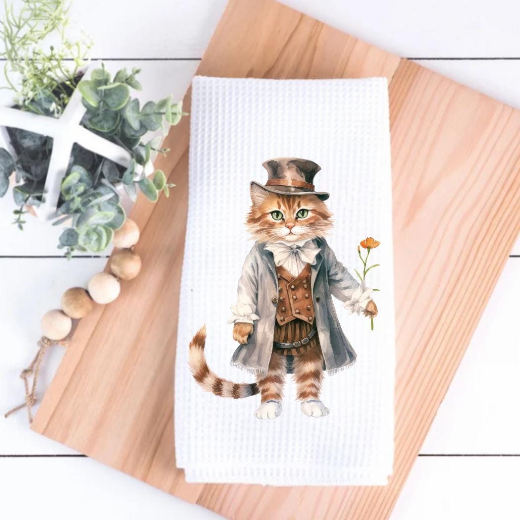 Cat Tea Towel