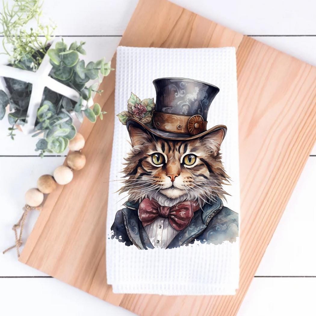 Cat Tea Towel