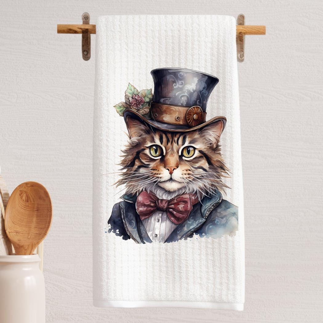 Cat Tea Towel