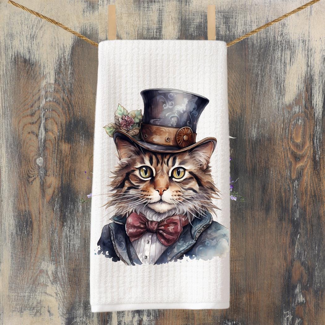 Cat Tea Towel