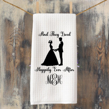 Wedding, Shower or Anniversary Gift For Couples | Classic Black & White Kitchen Decor | Personalized Custom Gift | Elegant Kitchen Decor