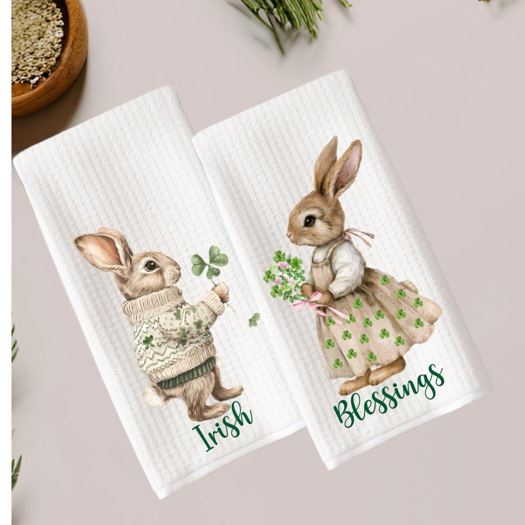 Irish Blessings Tea Towel