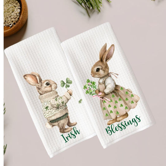 Irish Blessings Tea Towel