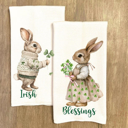 Irish Blessings Tea Towel