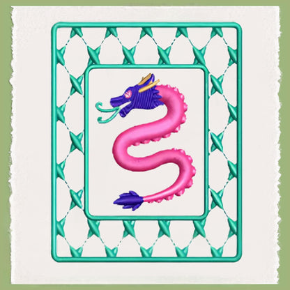 Mahjong Tea Towels - Mix & Match - Choose Your Design - Crack Dot Bam or Dragon Tiles Perfect Gift For Any Mahjong Player Mah Jong Decor