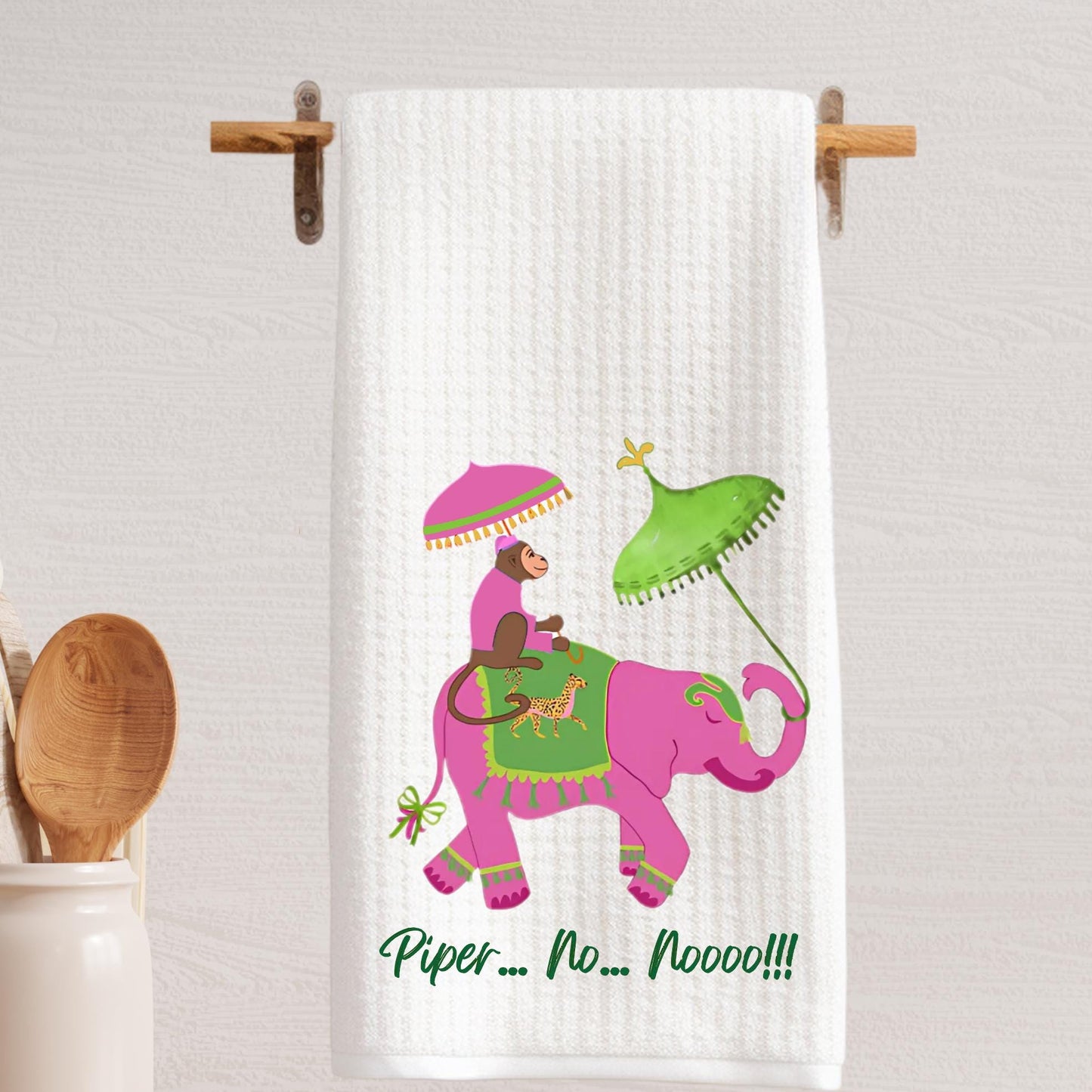 White Lotus Tea Towel Set - Piper No and Uncomfortable Life
