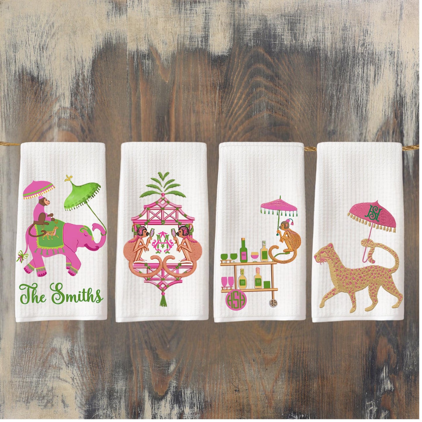 White Lotus Tea Towel Set - Piper No and Uncomfortable Life