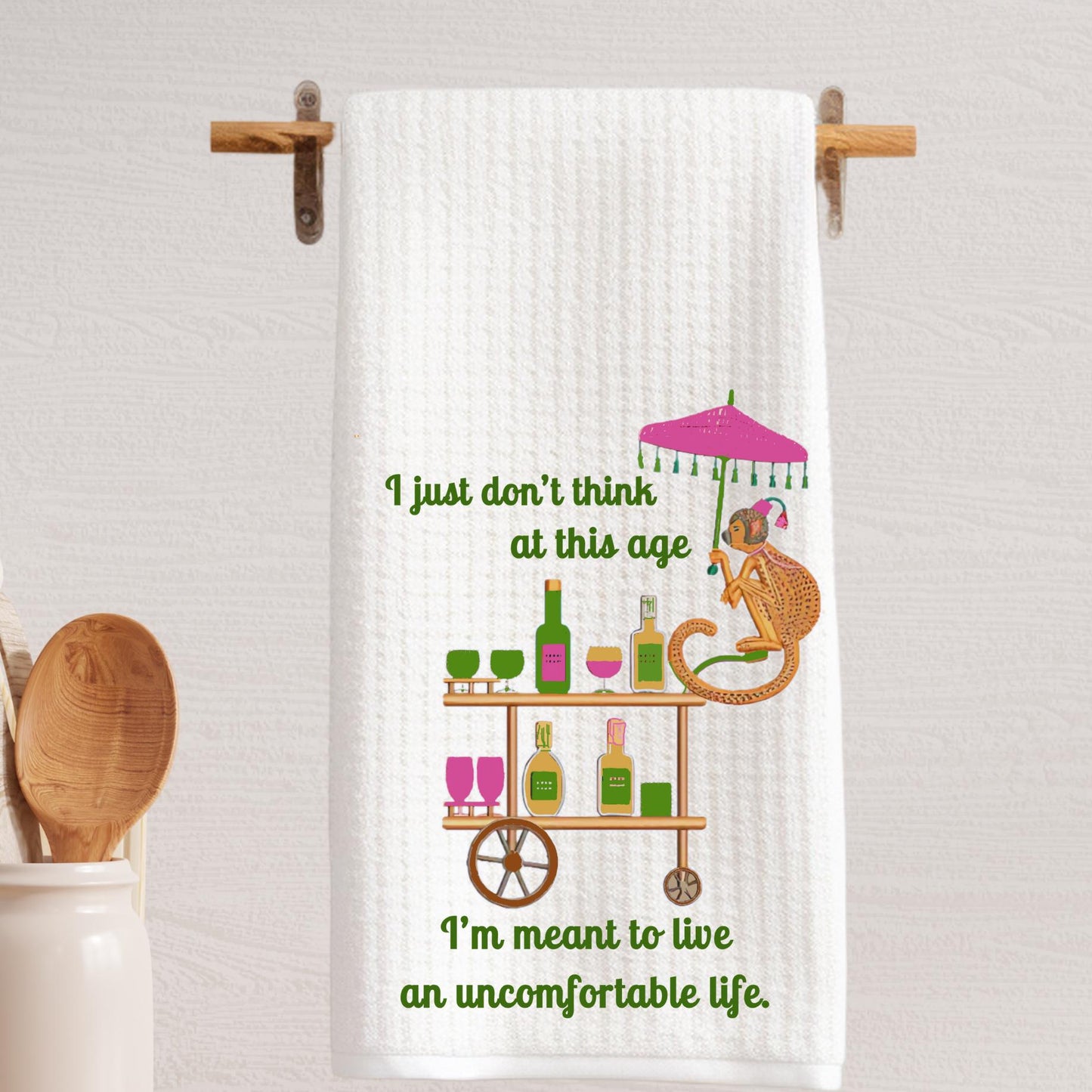 White Lotus Piper & Uncomfortable Life Tea Towel Set