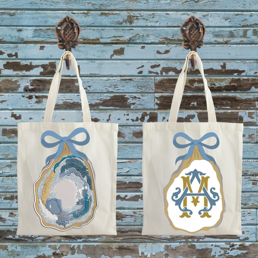 Coastal Oyster Waffle Weave Tea Towel Set: Beach House Decor