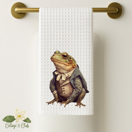 Dapper Toad Tea Towel