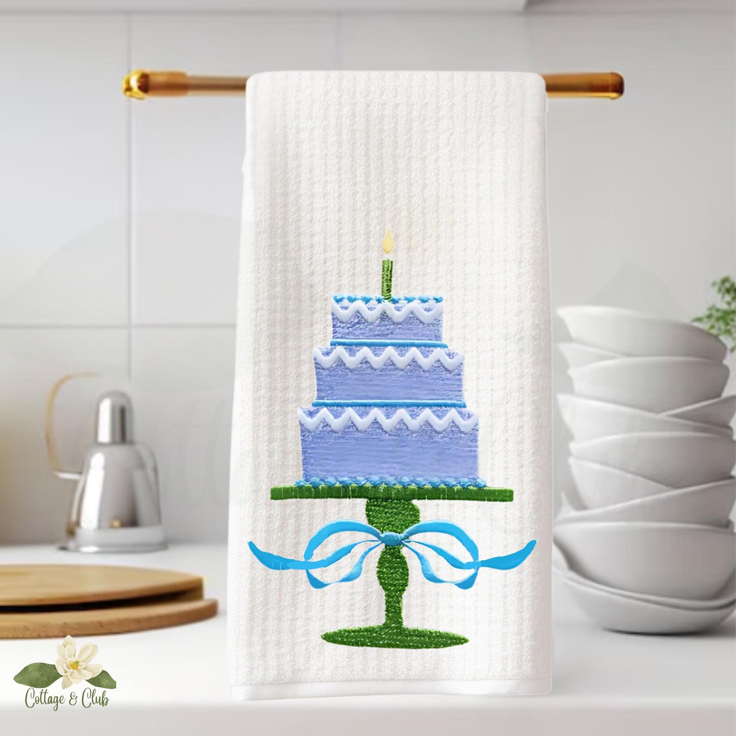 Birthday Cake Tea Towels
