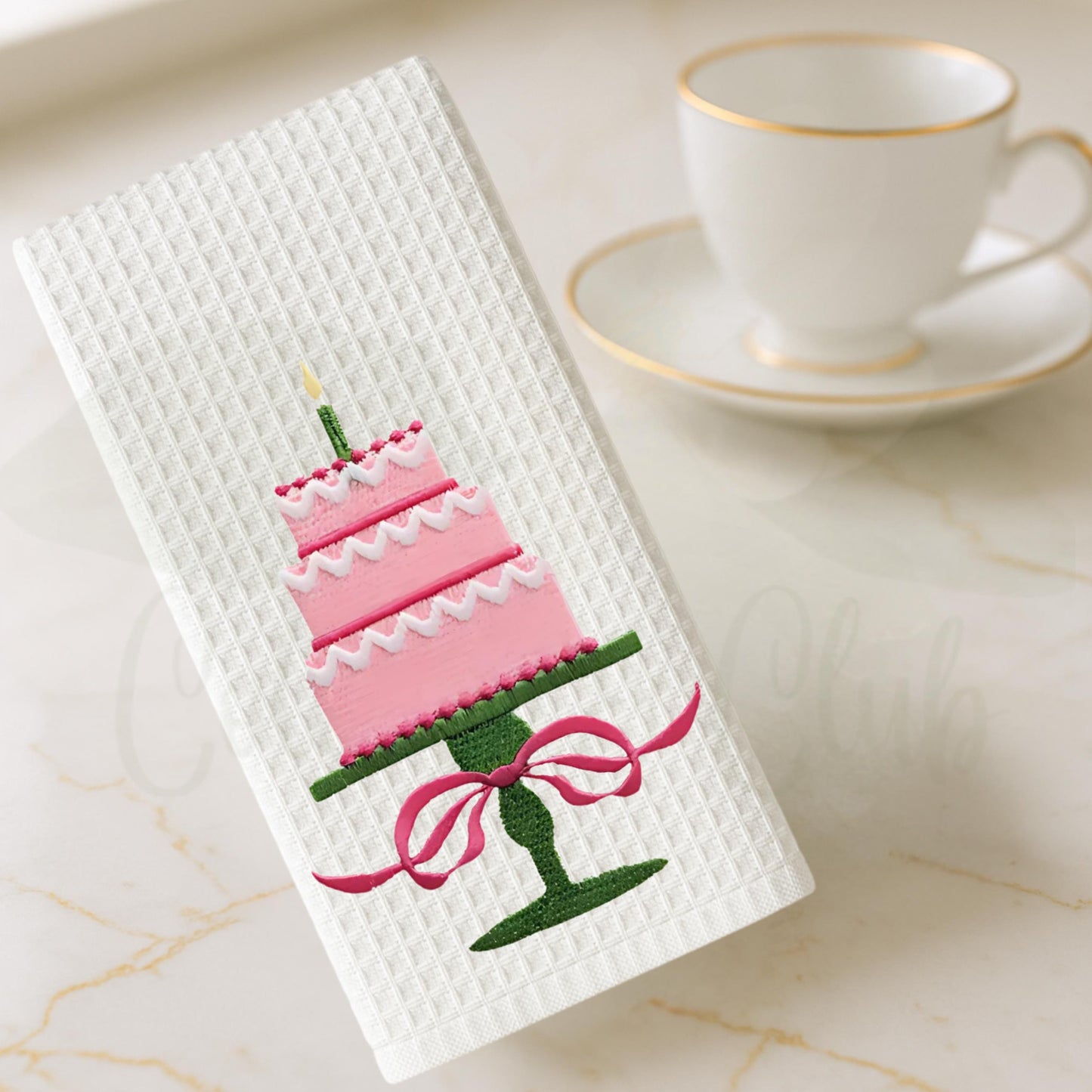 Birthday Cake Tea Towels