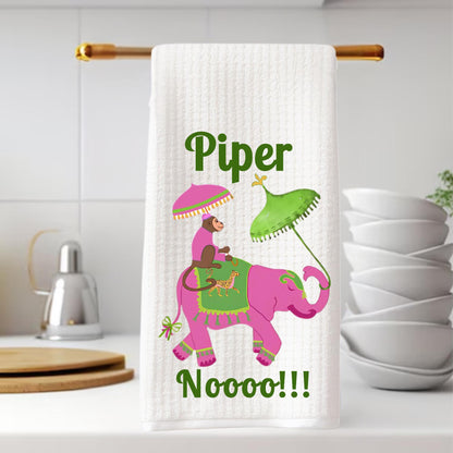 White Lotus Piper & Uncomfortable Life Tea Towel Set