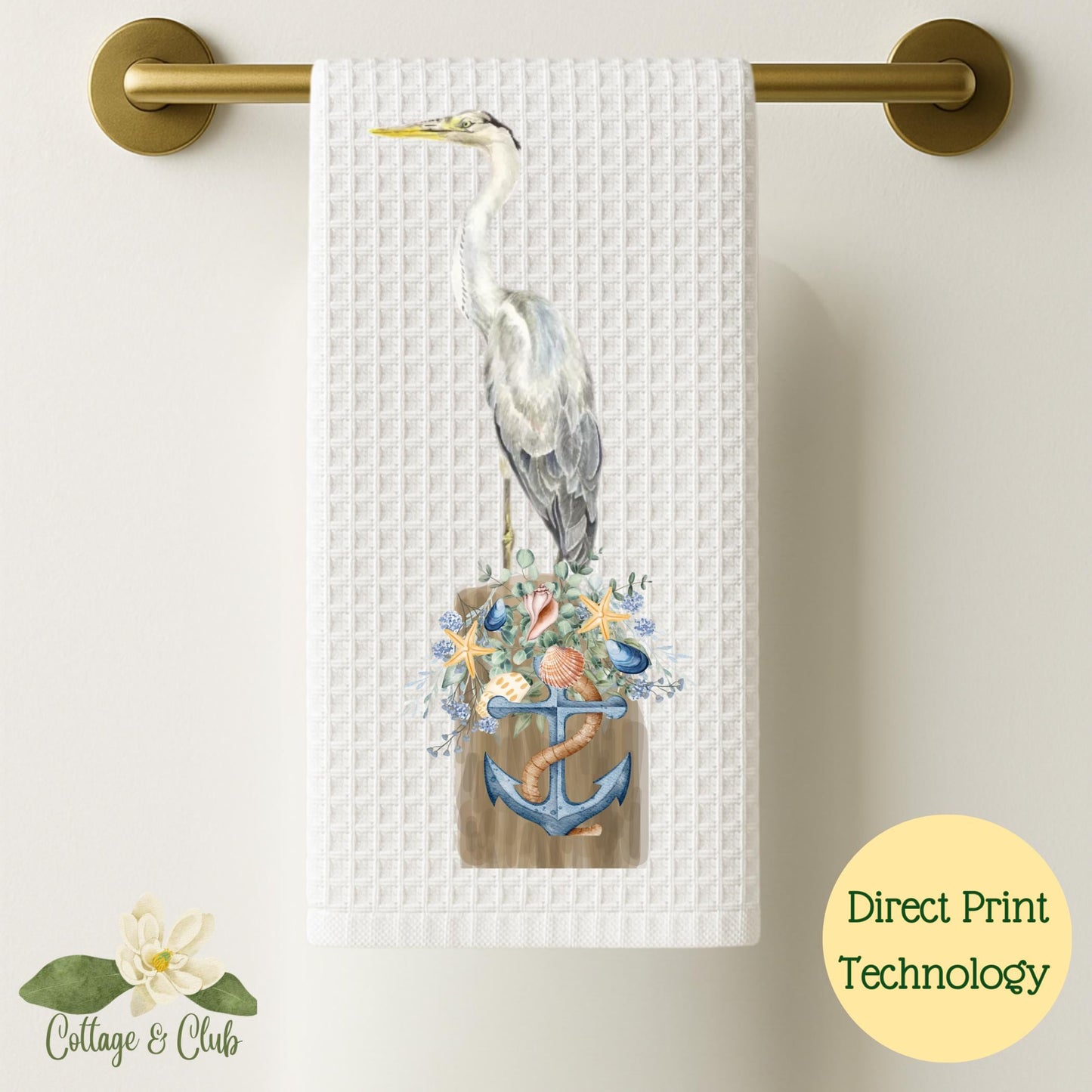Egret Coastal Tea Towel Set