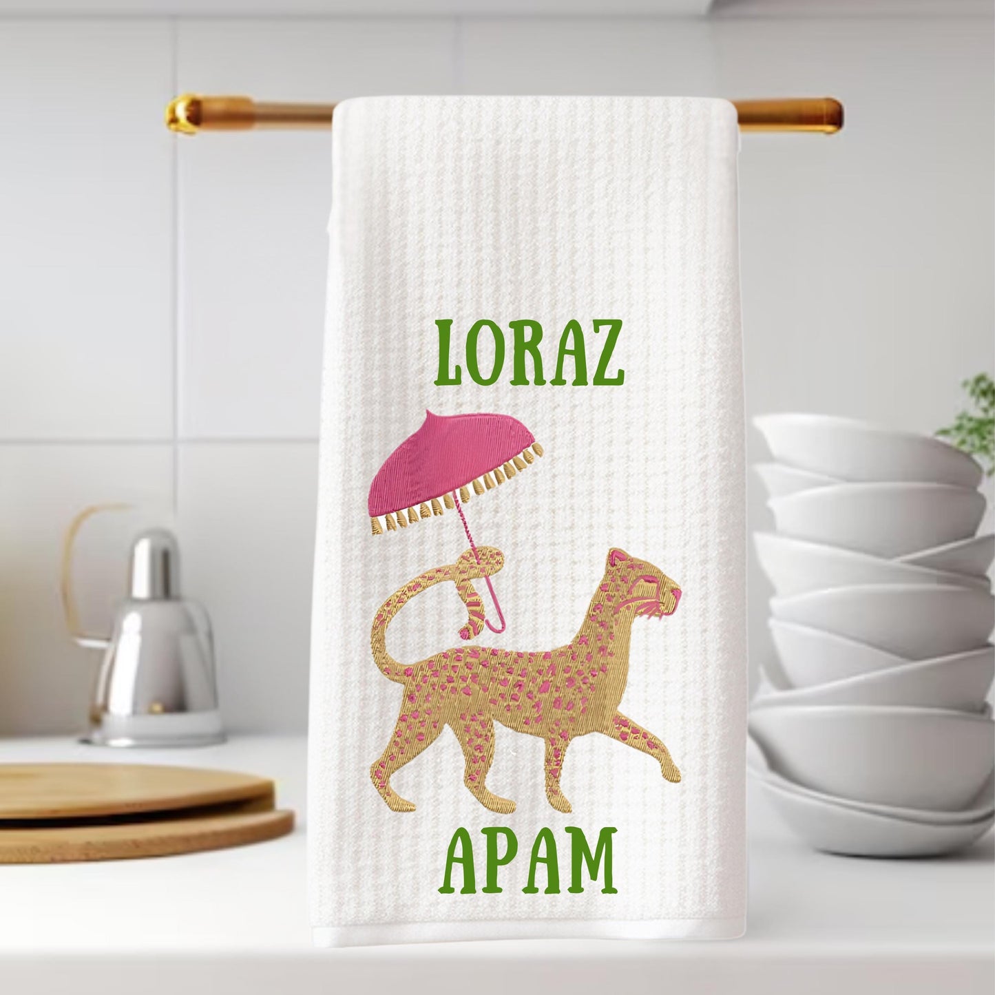White Lotus Tea Towel Collection
