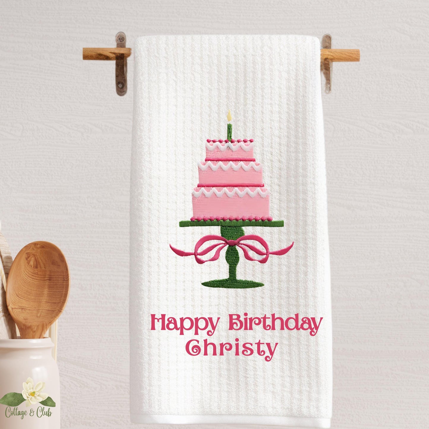 Birthday Cake Tea Towels