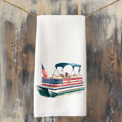 Patriotic Pontoon Tea Towel