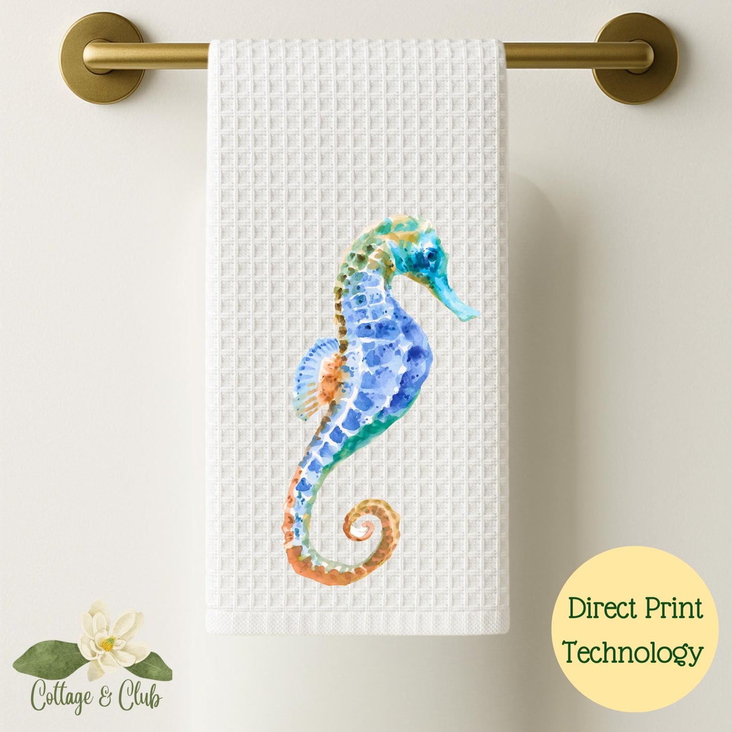 Coastal Crab & Sea Horse Tea Towel Collection