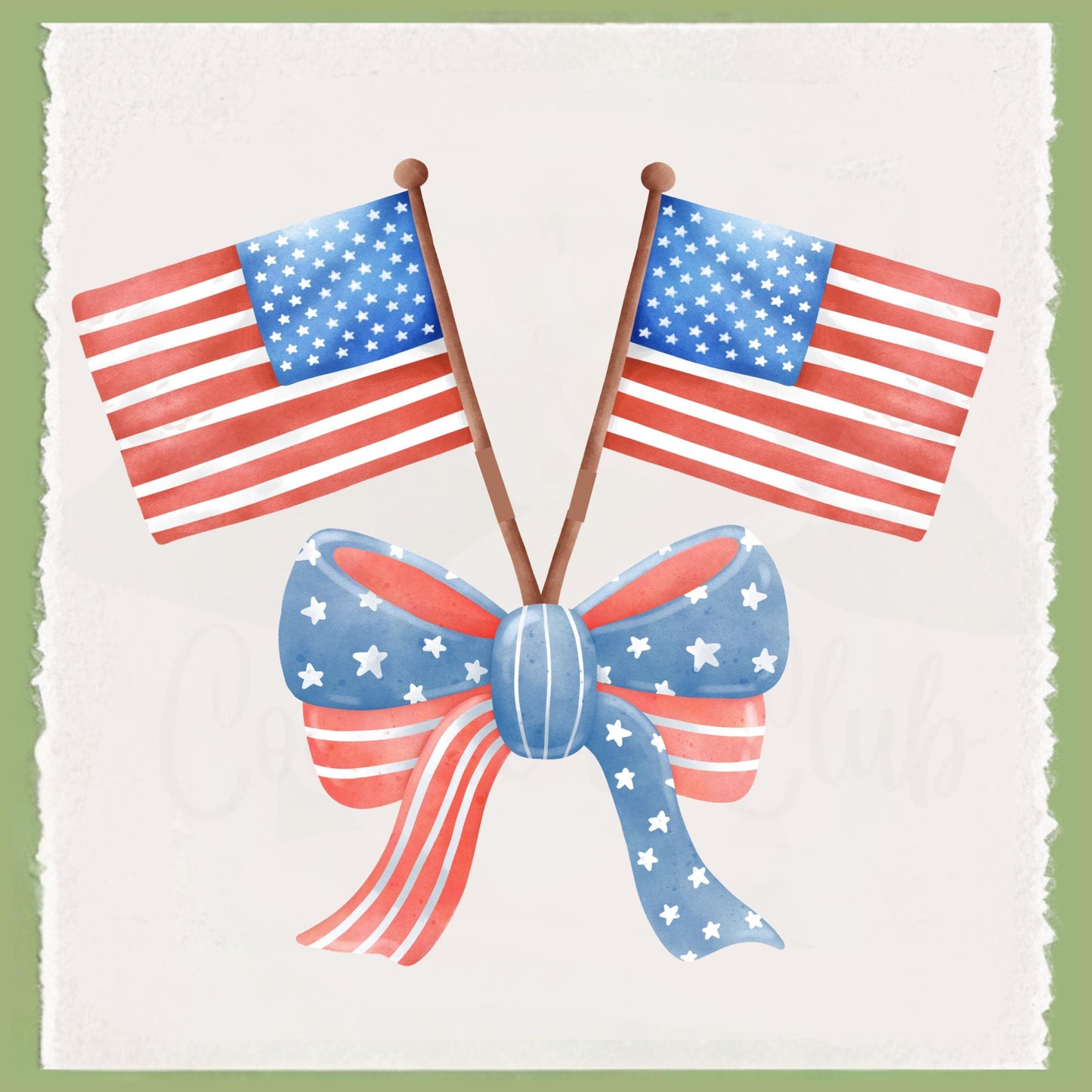 Preppy Patriotic Tea Towel Set