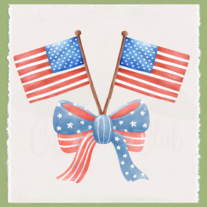 Preppy Patriotic Tea Towel Set