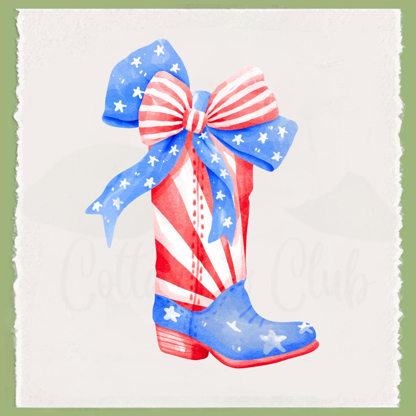 Patriotic Country Boot Tea Towel Collection