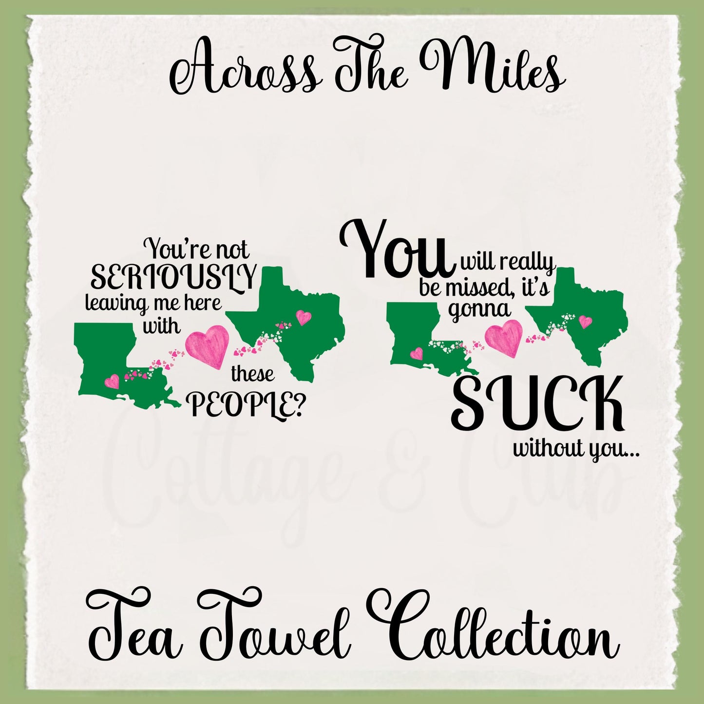 Moving Gift Tea Towel