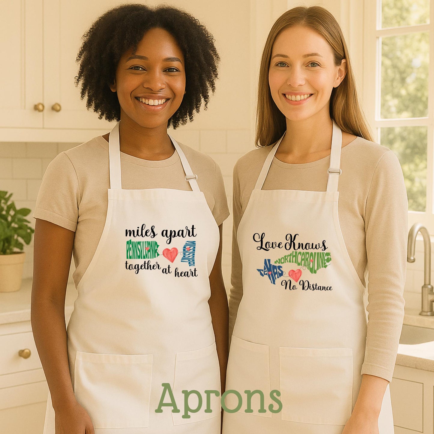 Personalized State to State Long Distance Gift: Friendship Collection