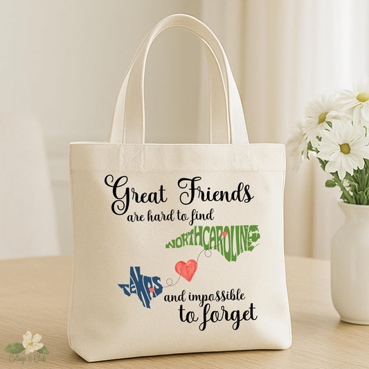 Personalized State to State Long Distance Two State Friends Gift Collection, Long Distance Friendship Gift, Moving Away Gift