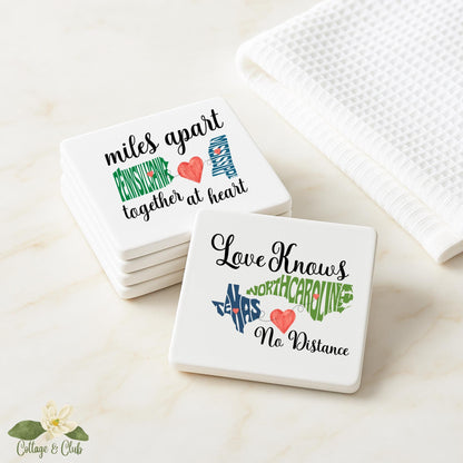 Personalized State to State Gift: Long Distance Friendship Collection