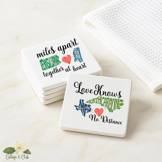 Personalized State to State Gift: Long Distance Friendship Collection