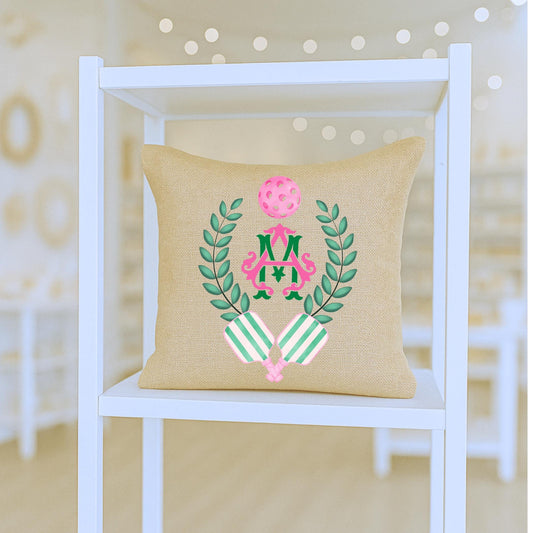 Pickleball Pillow, Pickleball Lover, Pickleball Decor, Ladies Pickleball Group, Pickleball Group Gift, Pickleball Gift