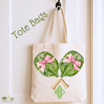 Pickleball Watercolor Gift: Tea Towel, Tote, Coasters, Apron