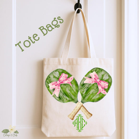 Pickleball Watercolor Gift: Tea Towel, Tote, Coasters, Apron