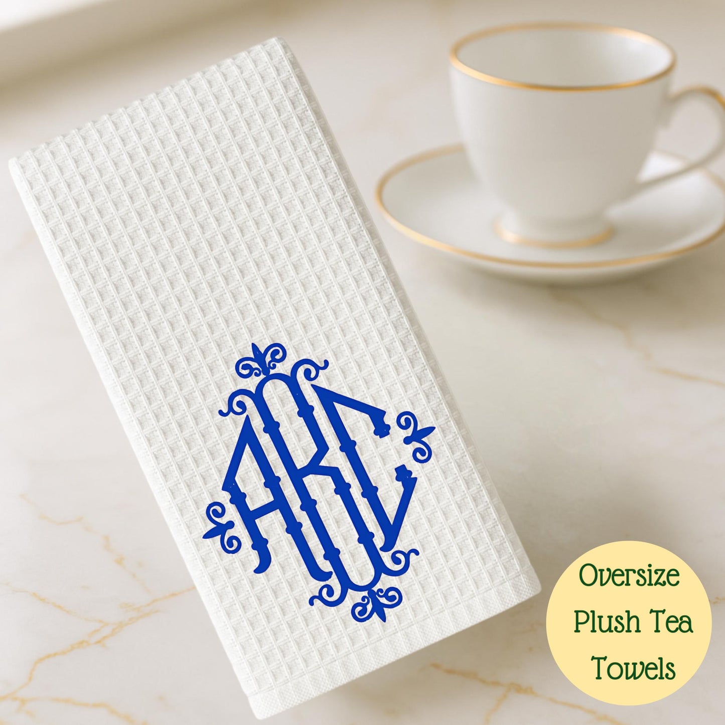 Monogram Tote Bag  - Choose Your Color -Personalized Tea Towels, Pillows, Aprons, Coasters & Sport Towels for Monogram Lovers - Unique Gift