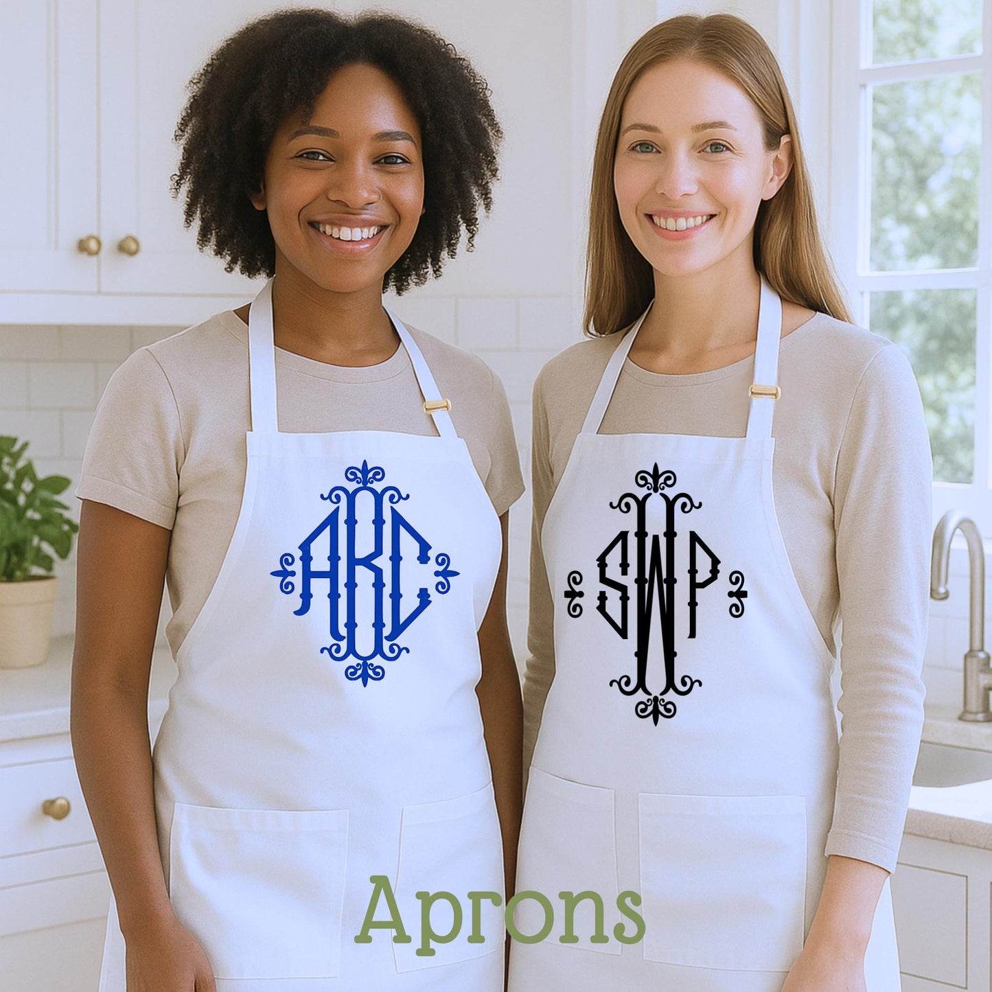 Monogram Tote Bag  - Choose Your Color -Personalized Tea Towels, Pillows, Aprons, Coasters & Sport Towels for Monogram Lovers - Unique Gift